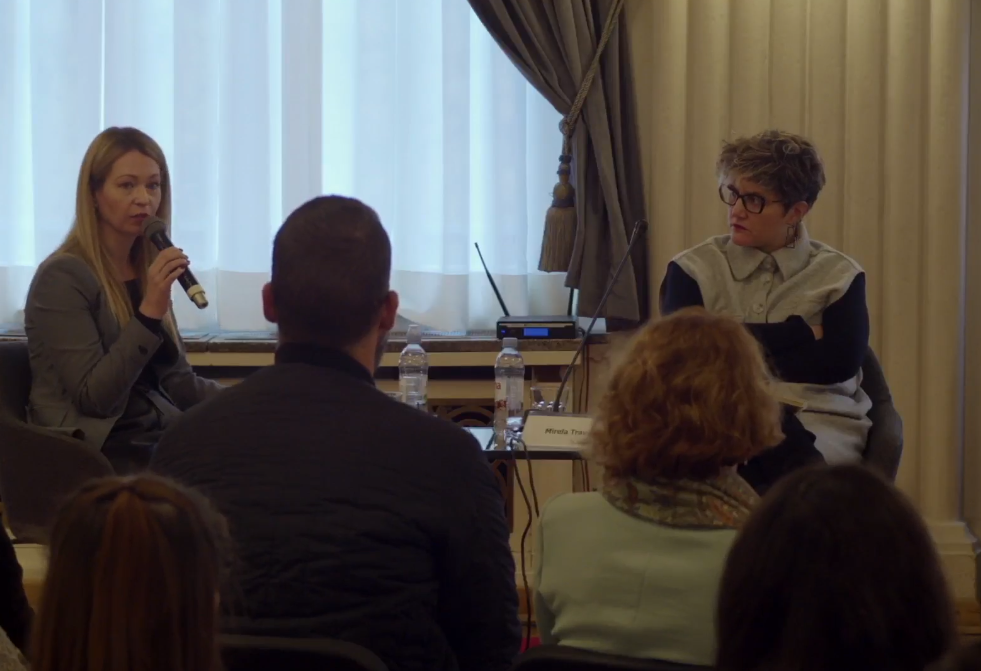 Željka Tonković i Mirela Travar